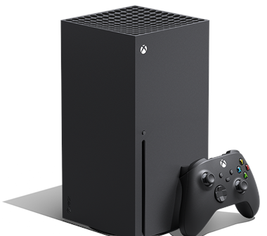 Xbox Series X console and controller